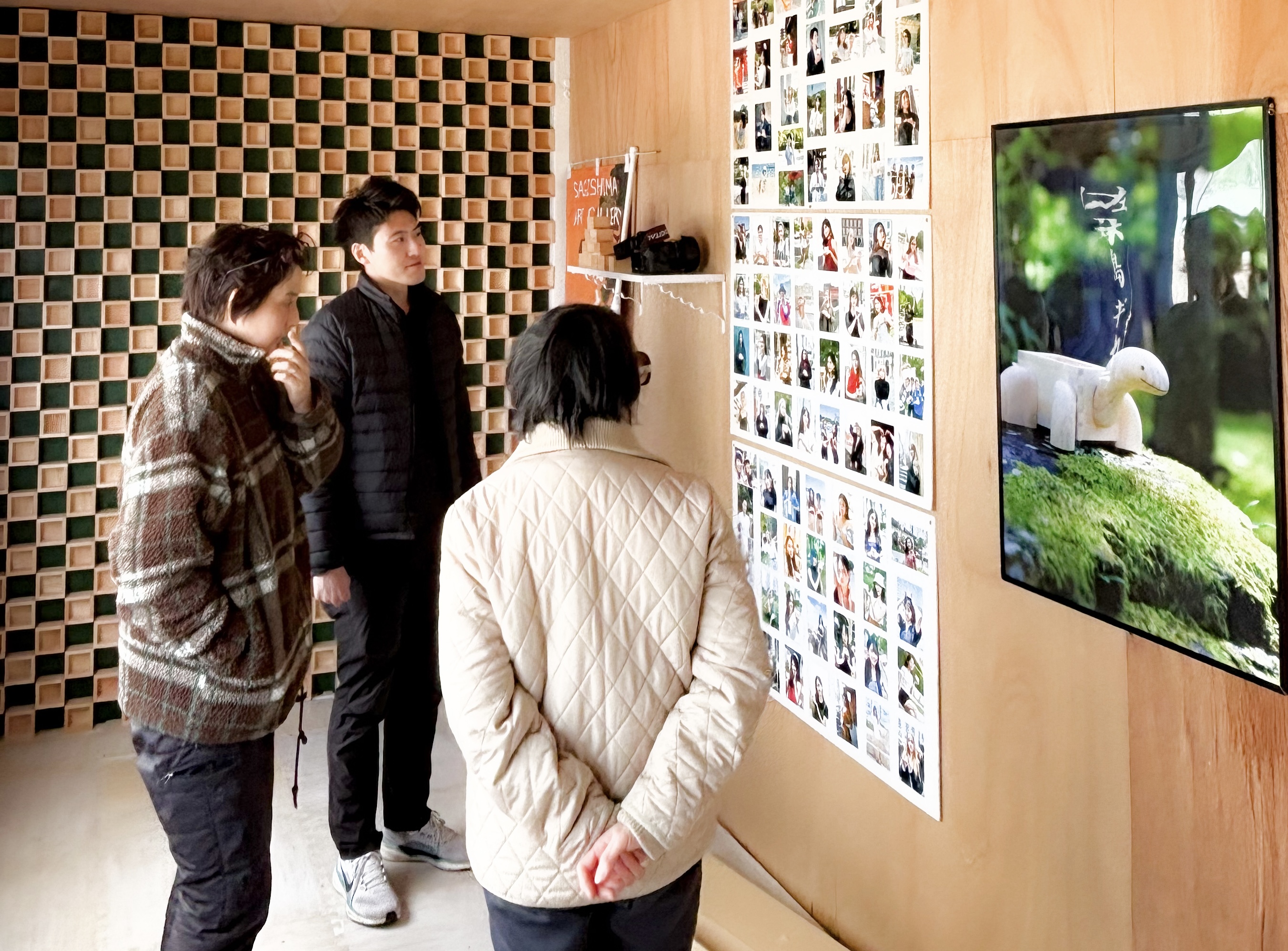 佐木島アートギャラリー誕生の様子