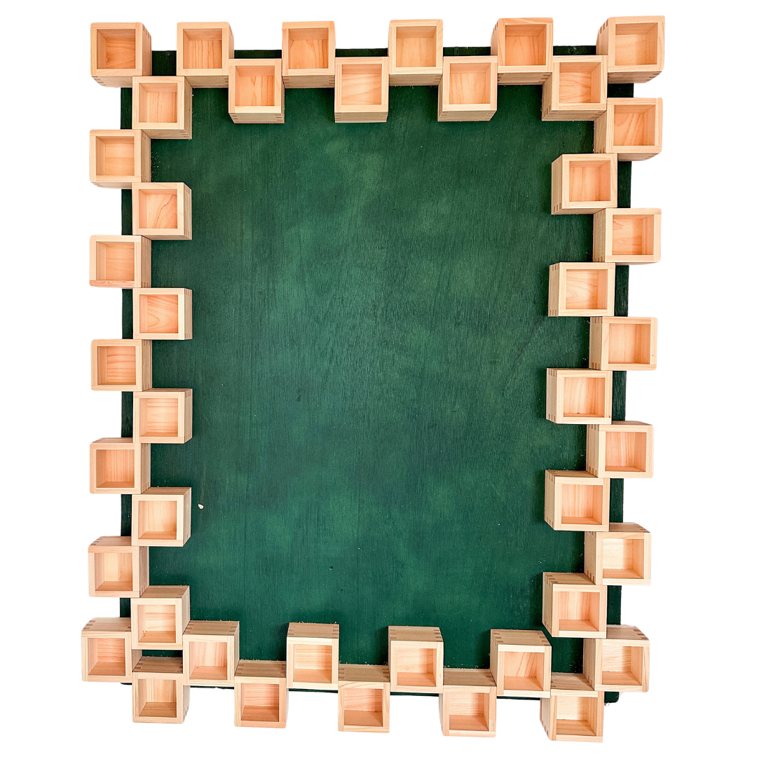 枡の額縁アート作品